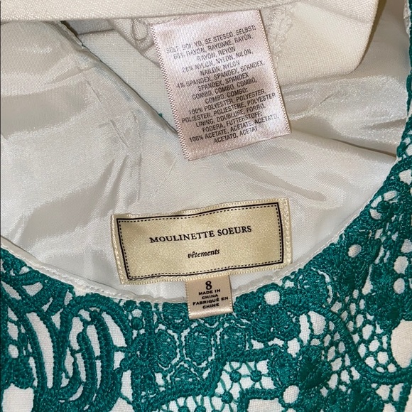 Anthro Moulinette Soeurs Crochet Lace Flare Dress - Picture 7 of 9